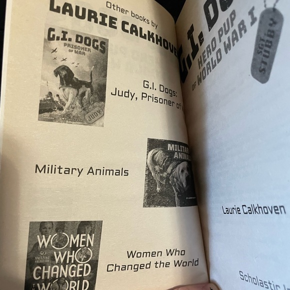 Kid’s G.I. Dogs Hero Pup Of World War I Chapter Book Sgt. Stubby Paperback - Picture 8 of 9